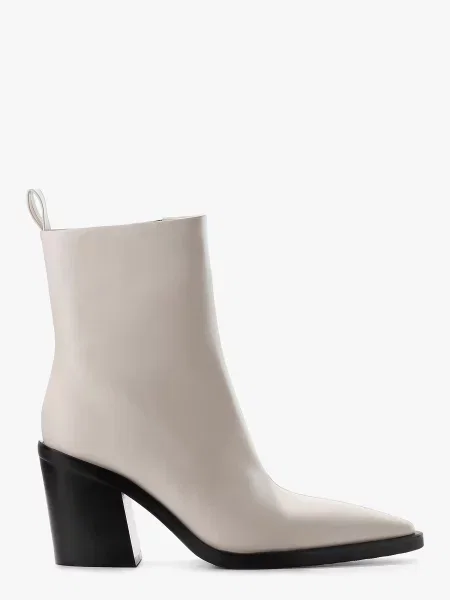 Шкіряні Ботильйони LeBERDES білий