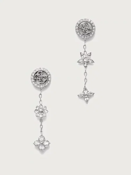 Guess cercei pentru femei din oțel inoxidabil cu zirconiu cubic SECRET GARDEN