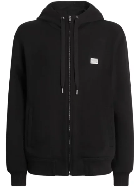 Hanorac cu glugă Dolce & Gabbana cu autograf negru