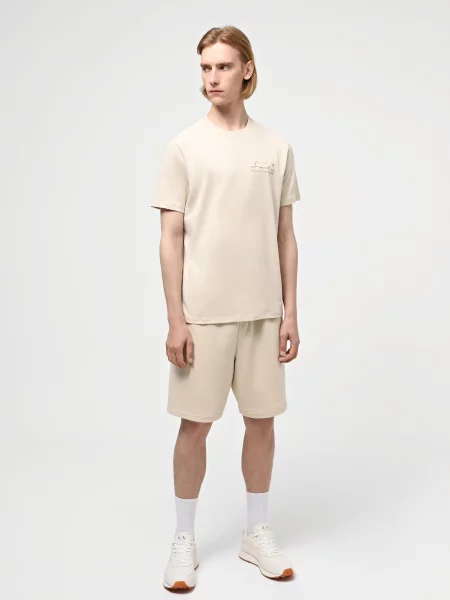 Повседневные шорты Armani Exchange бежевые