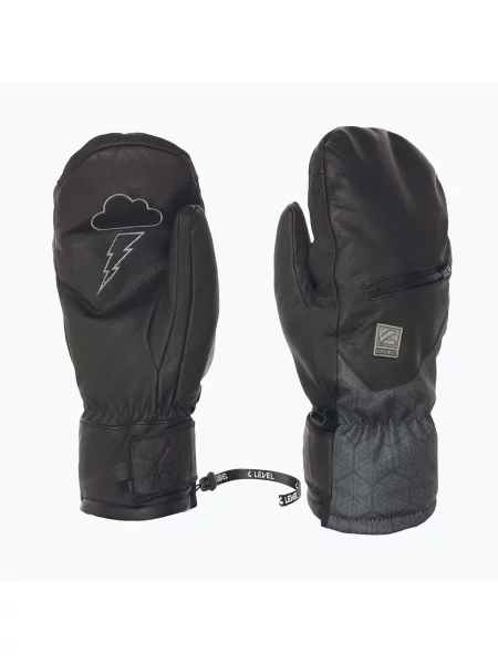 Mănuși de snowboard Level Pulsar Mitt black negru
