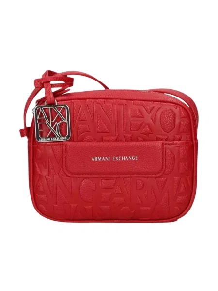 Armani Exchange torebka crossbody czerwona
