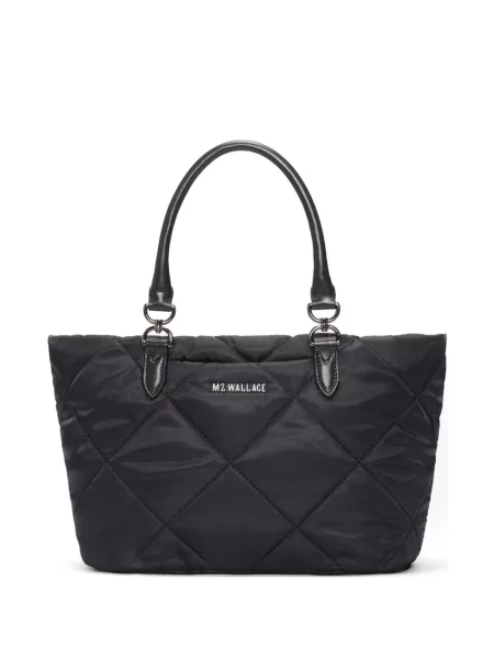 Matlasat geantă shopper Mz Wallace negru