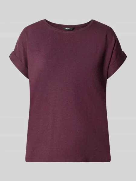 T-shirt o kroju regular fit z mieszanki model MOSTER' Only