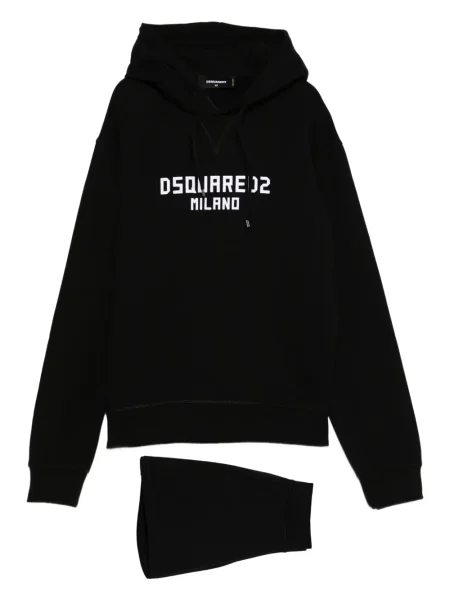 Анцуг Dsquared2 с принт черно