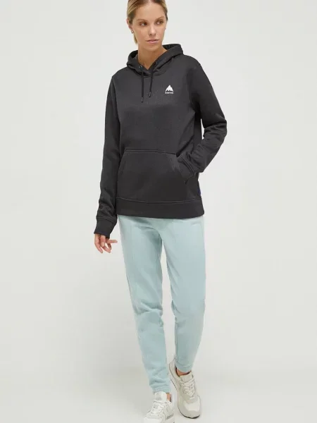 Pulover Burton s kapuco siva