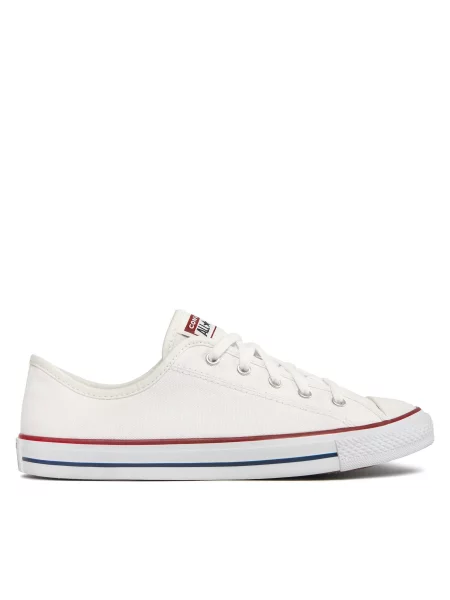 Modne superge Converse Chuck Taylor All Star Dainty Ox bela