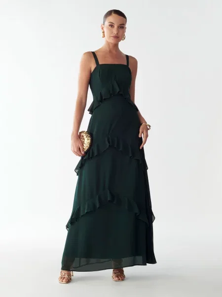 BWLDR Rochie CHERI' verde
