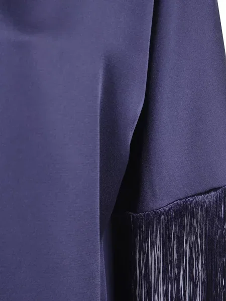 Top Antonelli cu franjuri violet
