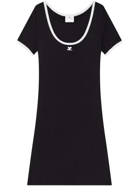Rochie mini Courreges de costum negru