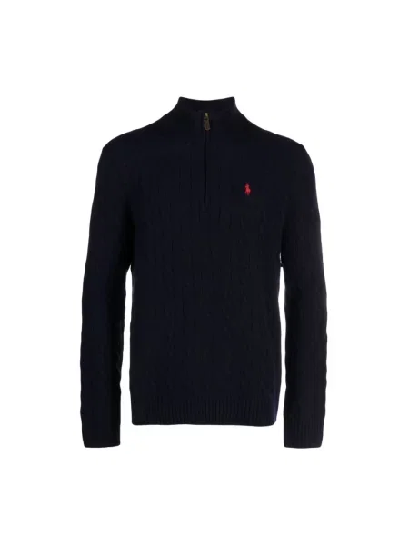 Polo Ralph Lauren sweter wełniany niebieski