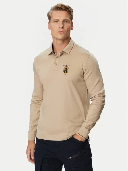 Aeronautica Militare Polo καφέ