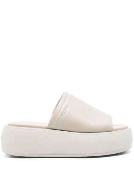 Papuci tip mules Calvin Klein din piele