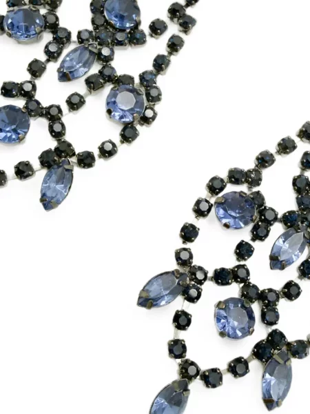 Обеци Jennifer Gibson Jewellery черно