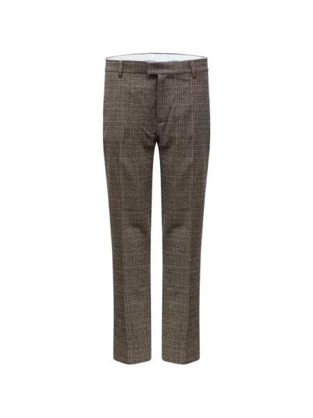 Pantaloni Department 5 în carouri maro