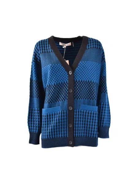 Sweter Diane Von Furstenberg wełniany czarny