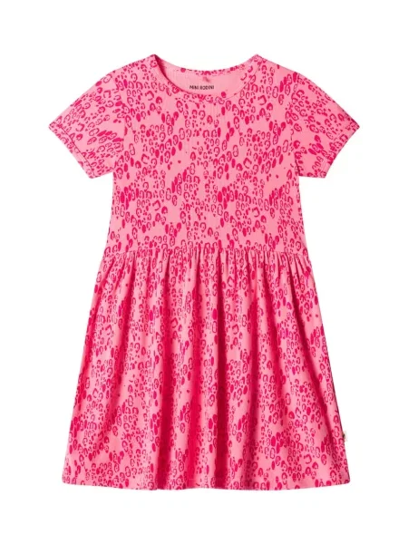 Μίνι φόρεμα Mini Rodini ροζ