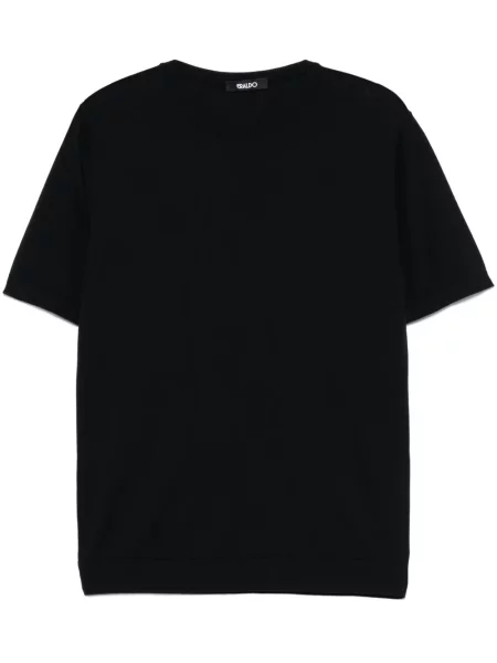 Tricou Eraldo tricotate albastru