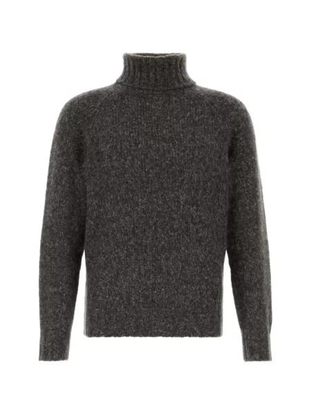 Pulover Brunello Cucinelli melange gri