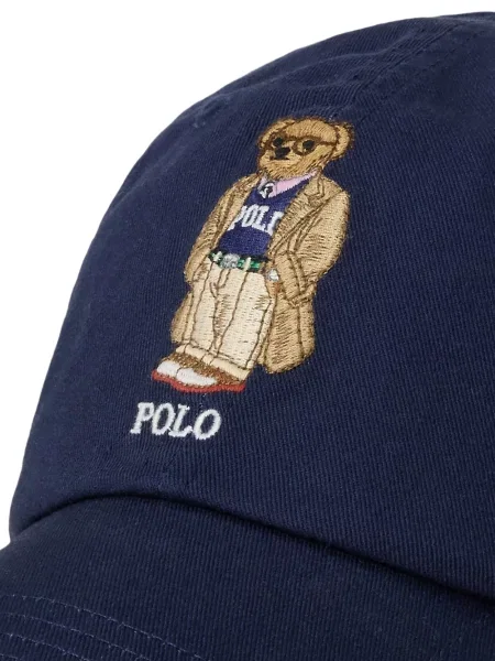 Kostkovaná dlouhá kšiltovka Polo Ralph Lauren bez rukávů modrá