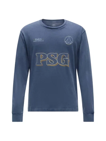 HOLLISTER Tricou PSG safir / maro caramel / murdar alb