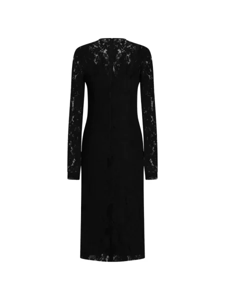 Rochie midi Dolce & Gabbana din dantelă negru