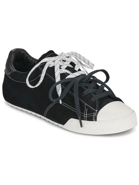 Converse velúr teniszcipő Chuck Taylor Lo fekete