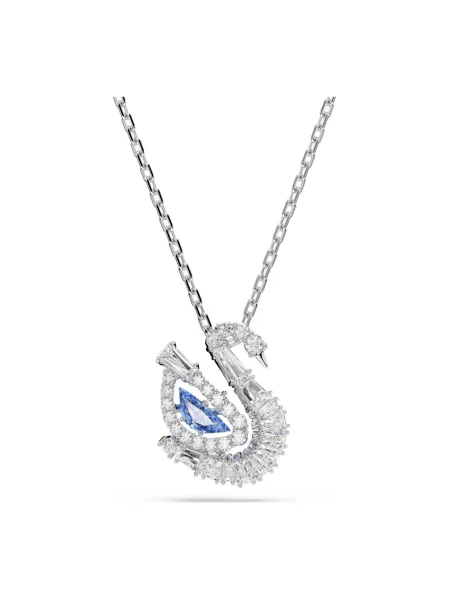 Naszyjnik Swarovski szary