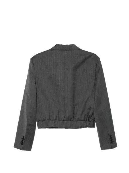 Decupat geacă Juun.j cu model herringbone gri