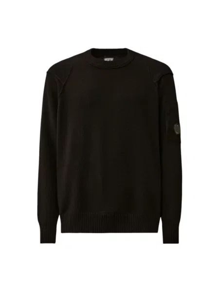 Sweter C.p. Company wełniany czarny