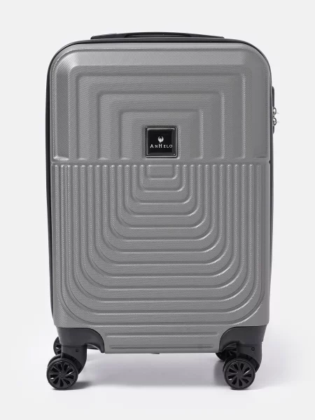 Чемодан Ricco Grande серый