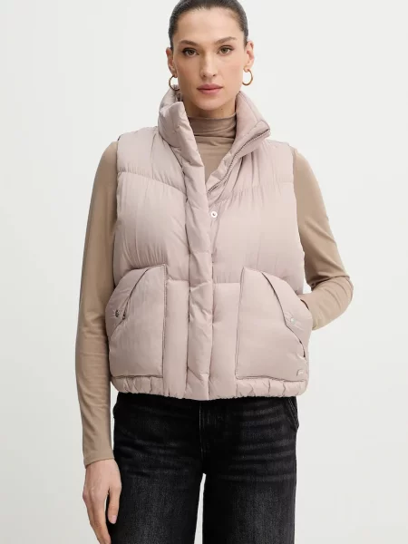 Пухен елек Levi's розово