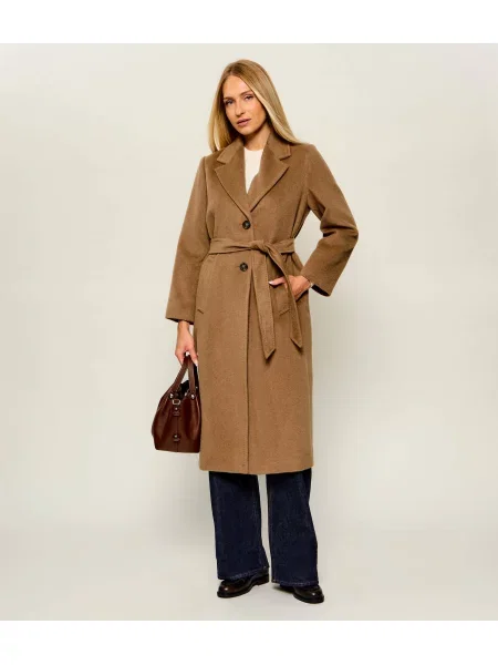 Weekend MaxMara De lână palton Wkdbronte maro