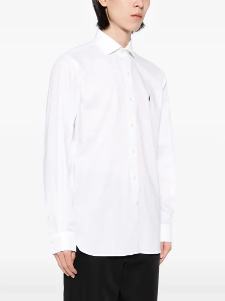 Siuvinėtos polo marškinėliai Polo Ralph Lauren balta