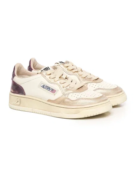 Sneakersy Autry skórzane beżowe