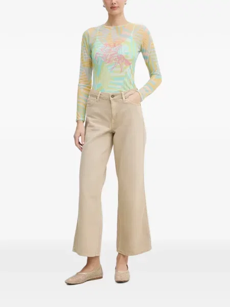 Tricou Never Fully Dressed cu imagine cu imprimeu geometric plasă