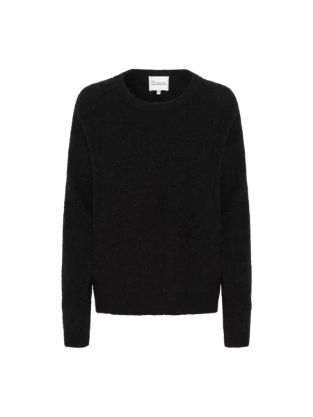 Sweter My Essential Wardrobe wełniany czarny