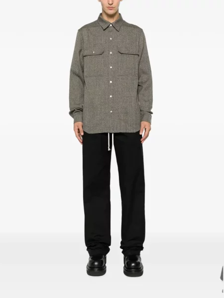 Pantaloni Rick Owens cu cordon negru