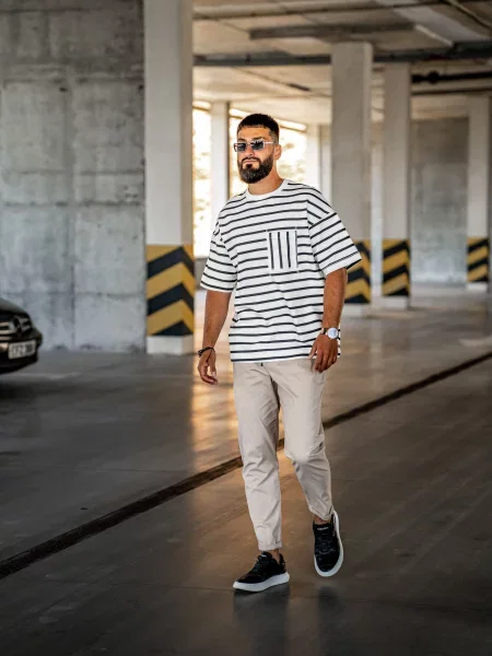 TeamV Футболка Білий/чорний Бавовна/поліестер біла