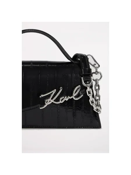 Kabelka Karl Lagerfeld K/Signature čierna