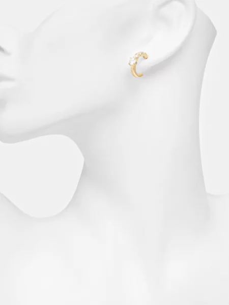 Guess сережки з нержавіючої сталі PIERCING STUDIO
