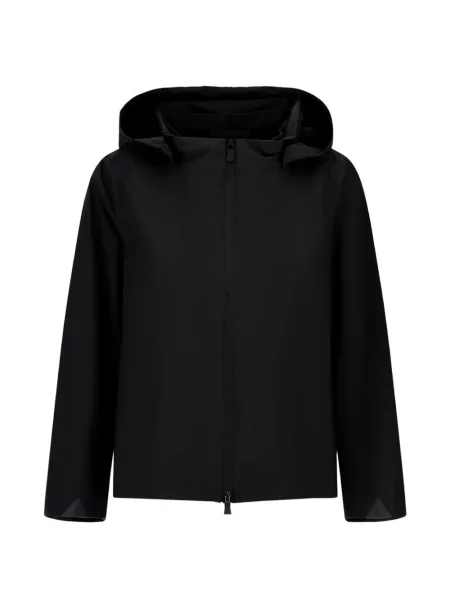 Palton Herno cu glugă negru