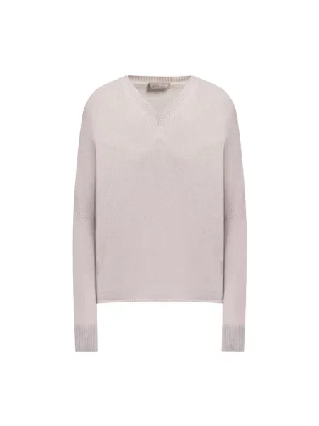 Sweter Herno z kaszmiru fioletowy