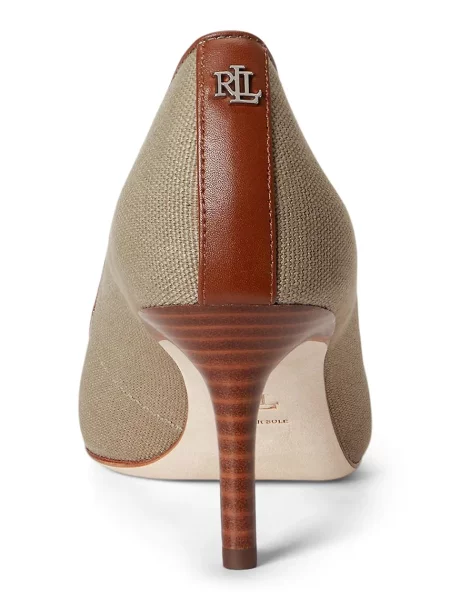 Шкіряні туфлі Lauren Ralph Lauren на шпильці