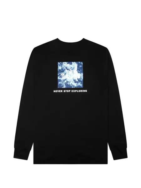 Μακρύς μπλούζα The North Face μαύρο