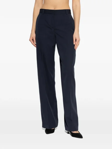 Pantaloni Stella Mccartney de lână albastru