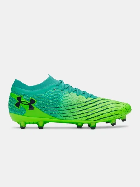 Fotbal botine Under Armour verde