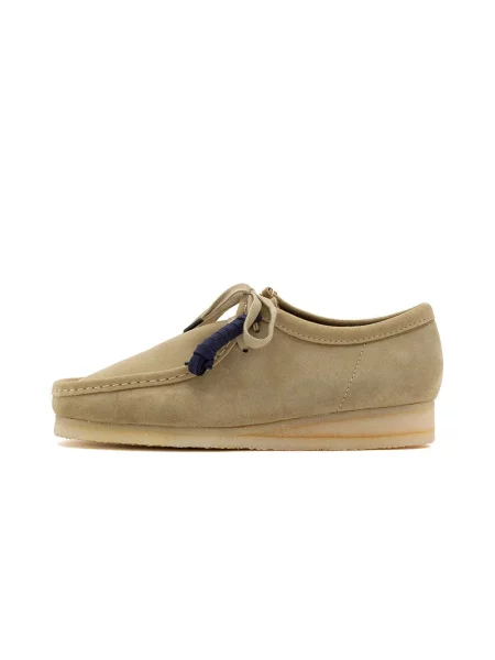 Półbuty Clarks Originals skórzane beżowe