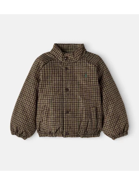 Pūkinė striukė Polo Ralph Lauren ruda