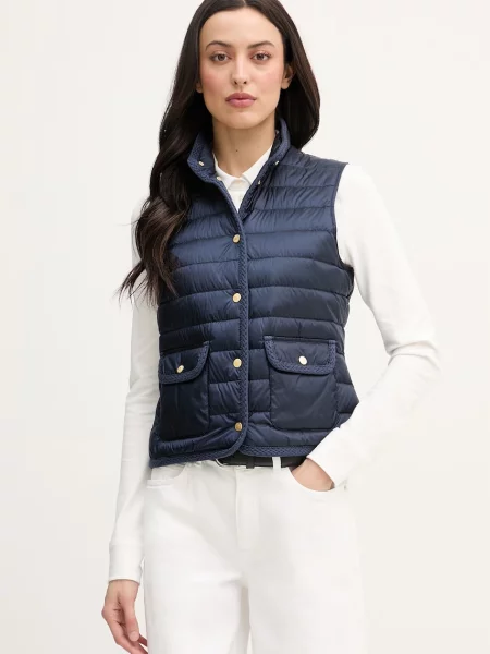 Tommy Hilfiger Brezrokavnik Mornarsko modra